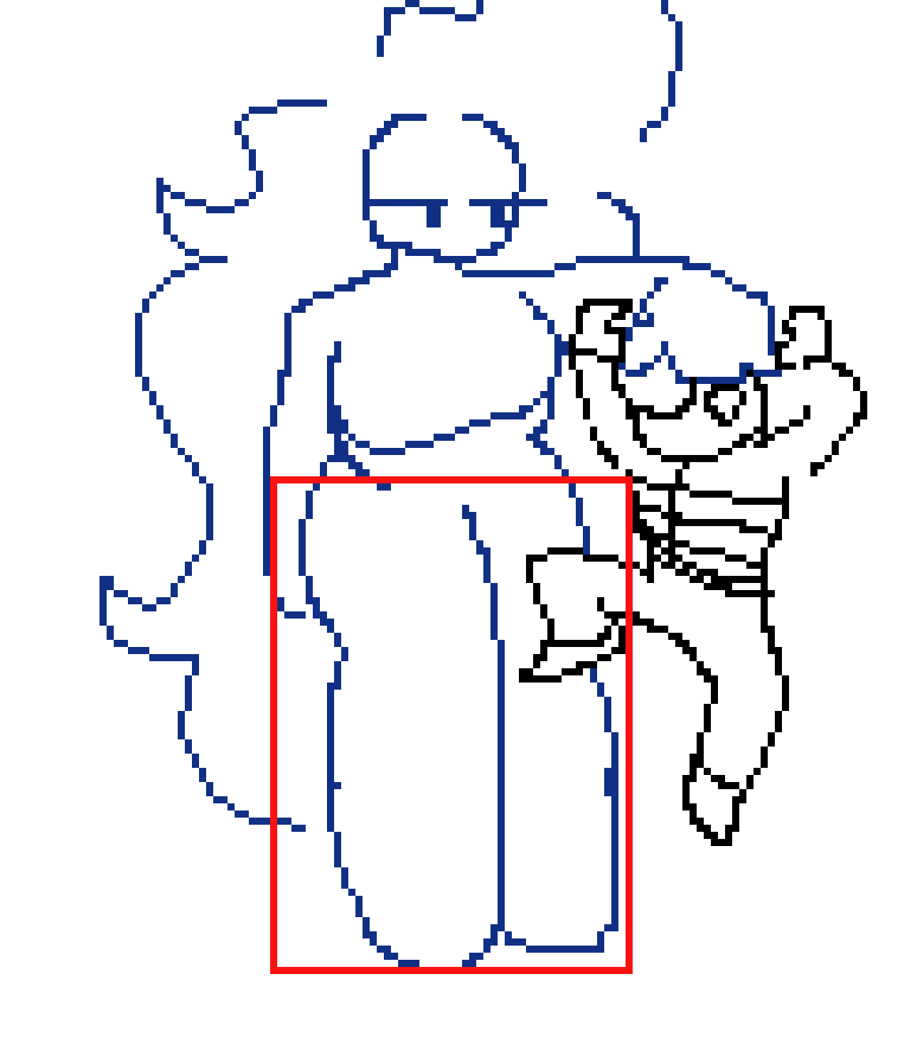 [070ca2] but this leg shape is what actually matters to me bc dell draws legs like this and i know what hes like