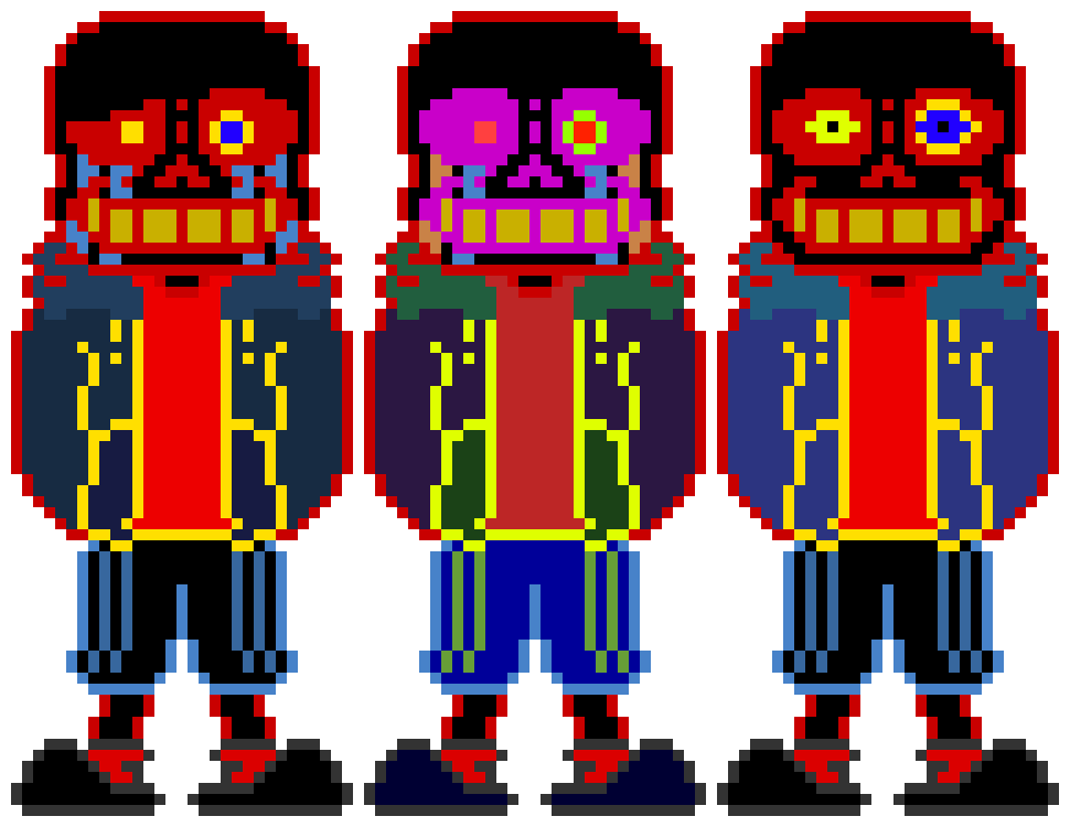 [d6b045] (I have Error Sans in this trio)