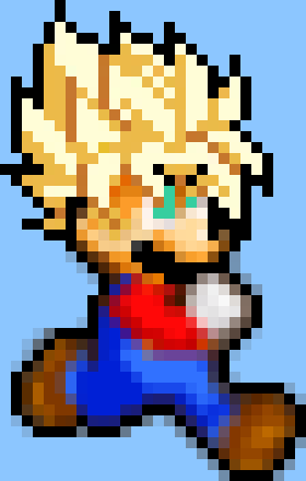 [4560b5] ssj mario run 2 sprite