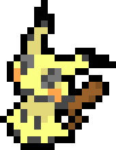 [a4f1d3] Mimikyu Pixel Art