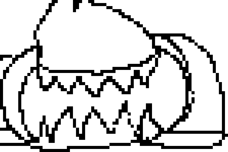 [53a360] Outline beast prepares for something *