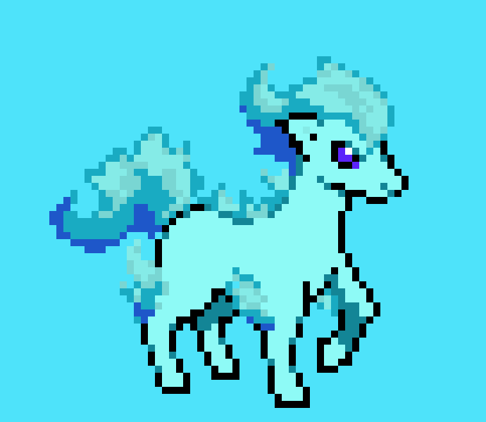 [9664c4] Ice pokemon horse