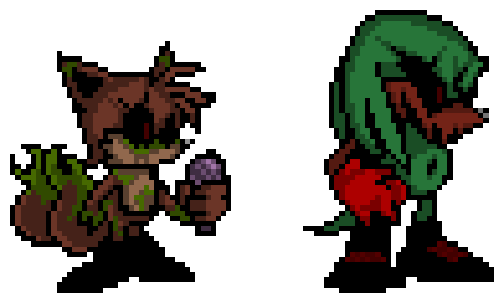[494b86] FNF OCs - Soul Pat the Fox and Soul Rick the Echidna