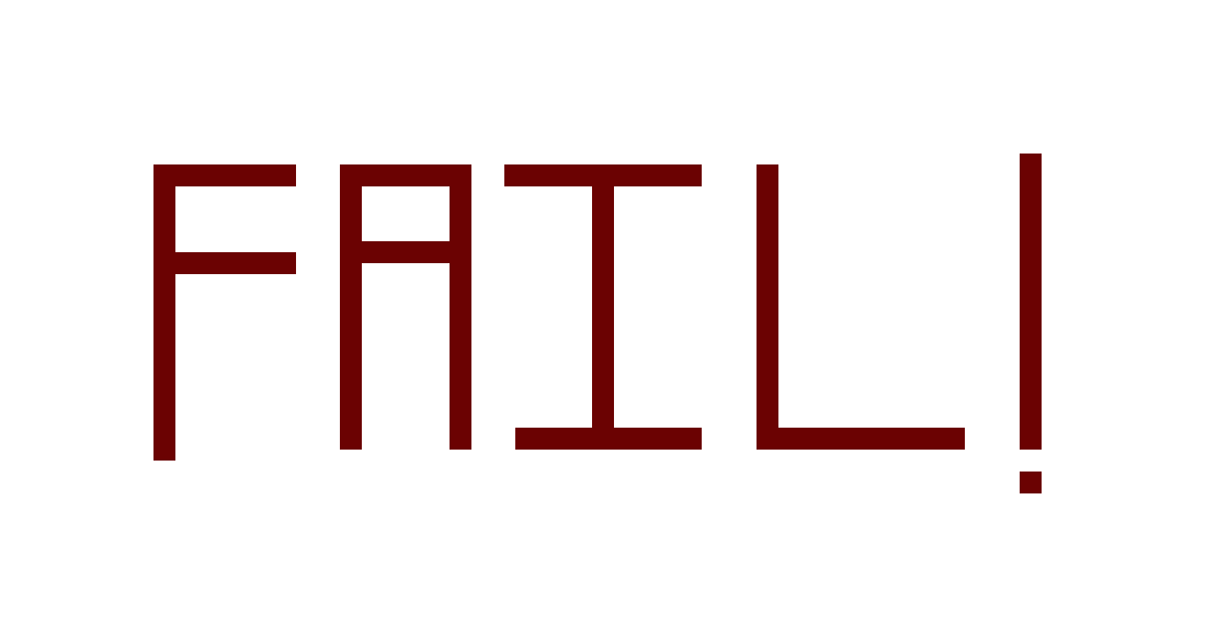 [8da107] Fail!