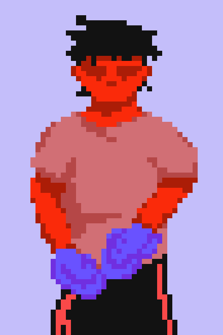 [236914] im the red demon and my hair is a wig and i get beat up by hail like a bitch