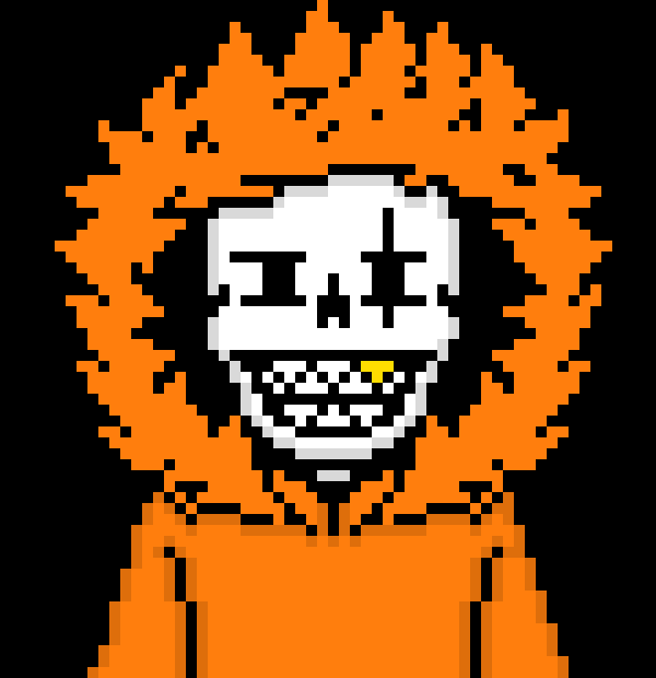 [0ae1f1] * a sans and a Chara tp to Waterfall, a few feet away from where your at. Papyrus looks over and they are fighting. He gets up and walks over to them*