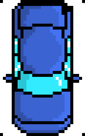 [b587ea] pixel_blue_car