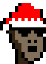 [38092d] Monkey Santa NFT