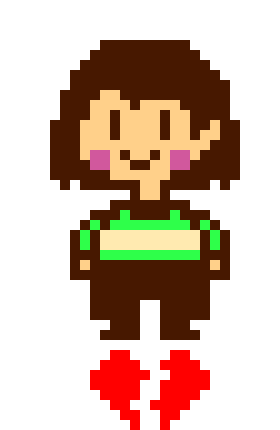 [a32f4d] Chara and Frisk (Undertale)