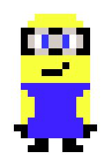 [9664c4] minion pixel art