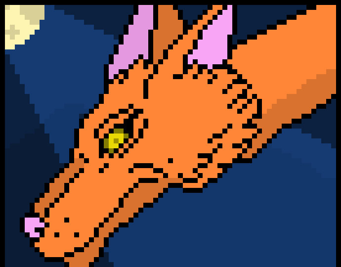 [9664c4] Orange Dragon Fox