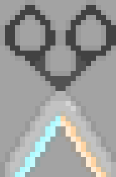 [c9c00b] Dimensional Scissors. Another item from T, they work basically the same as what you might see in Star vs the Forces of Evil. You slice the air, it opens a portal, there's a button somewhere on the handle to close the portal with.