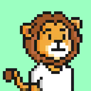 [06d42e] Pixel Lion