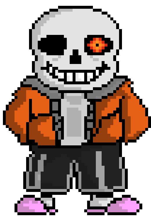 [b6781f] Orange eye sans w/orange jacket