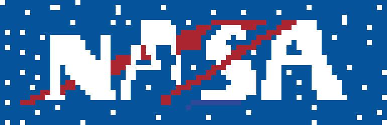 [9664c4] NASA Logo Pixel Art