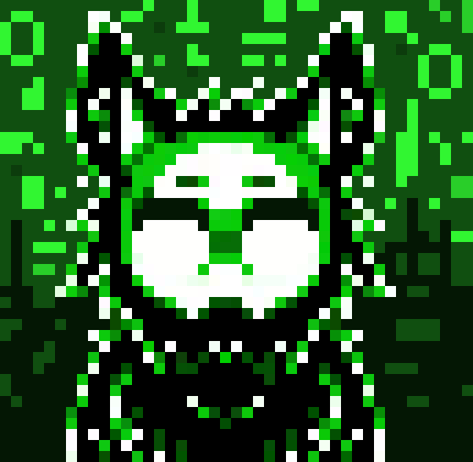 [7fe99d] I saw Emily and Melanie, I swear I had a pog face inside my head. They have such cool designs, watching all the expressions of the funny green guy is so impressive. 