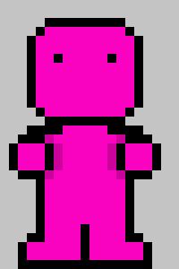 [258281] (has no idea why hes pink, but just goes with it). -Ez