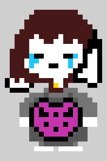 [9664c4] Frisk as Lock Tale Toriel