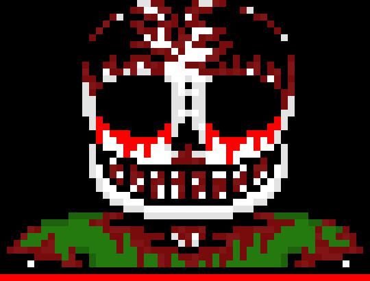 [0fe767] THOSE MURDERS WERE FOR A GOOD CAUSE- *dodges the bones and spawns a blaster of his own to fly up into the sky*