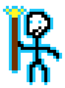 [c9c00b] Pixel grand wizard man