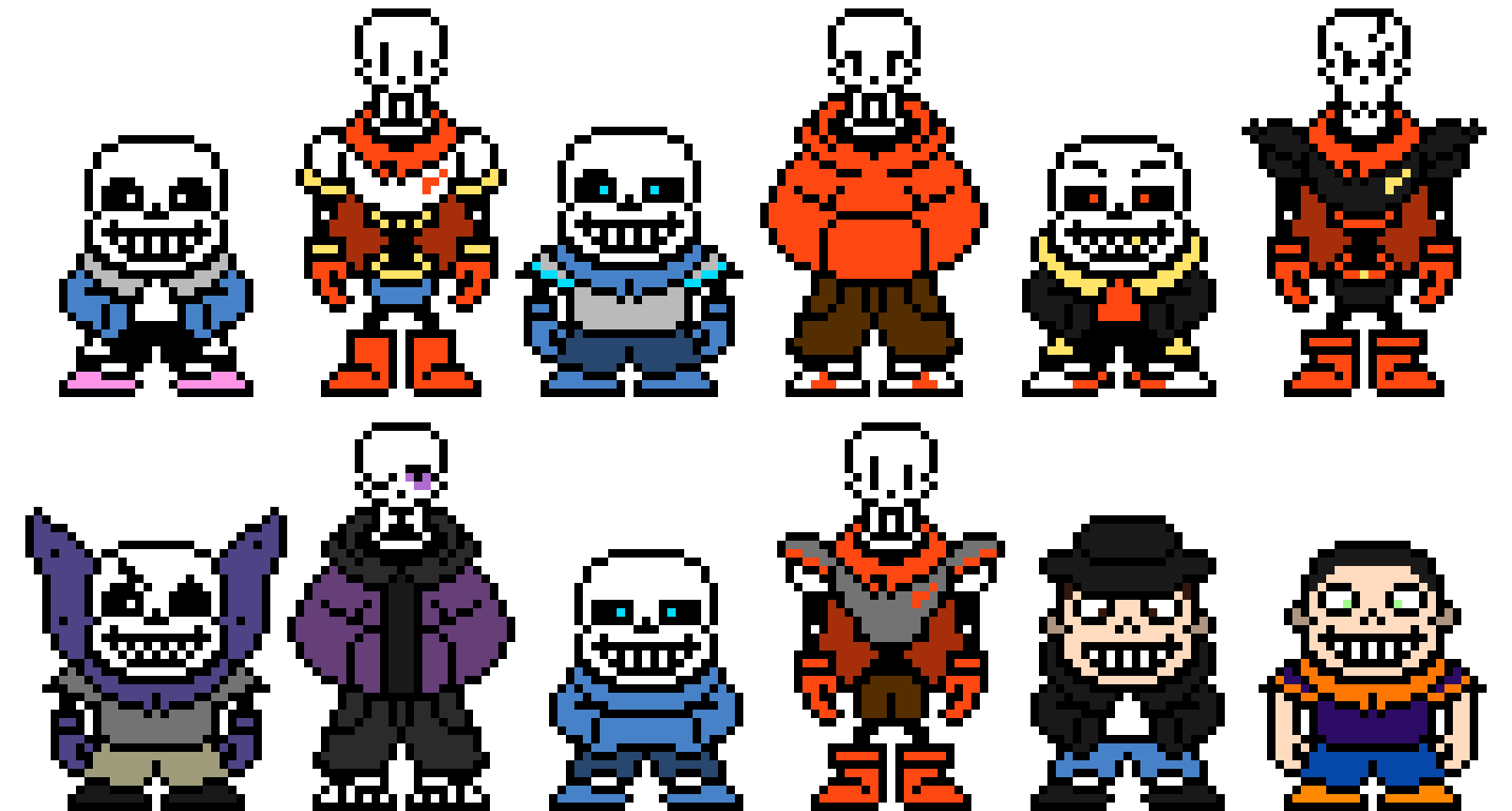 UnderTale UnderSwap UnderFell SwapFell SwapSwap PeterPlay19 and his friend