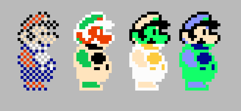 super mario world nes my own starman sprites