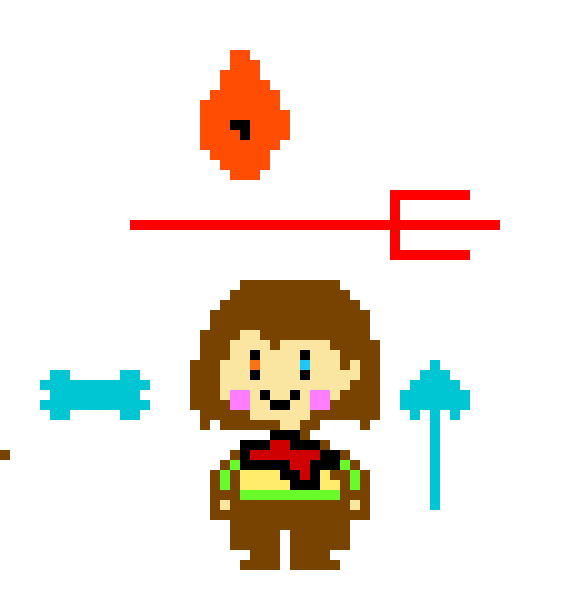 [2fbf6b] -Savior Chara appears-