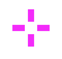 pink crosshair