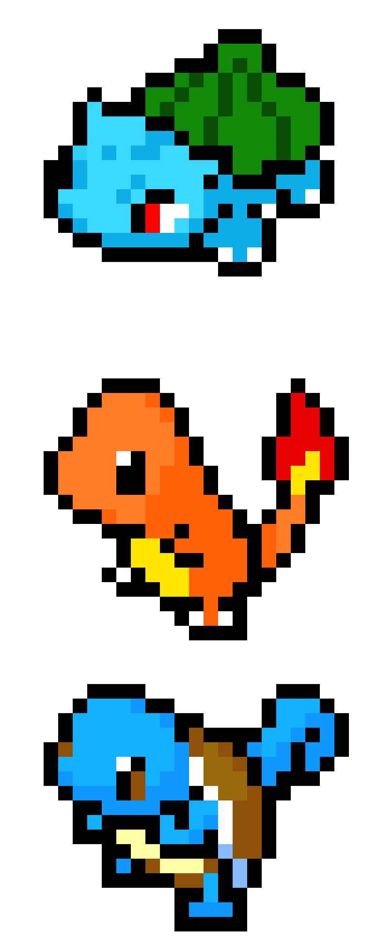 [9664c4] Kanto Region Starter Pokemon