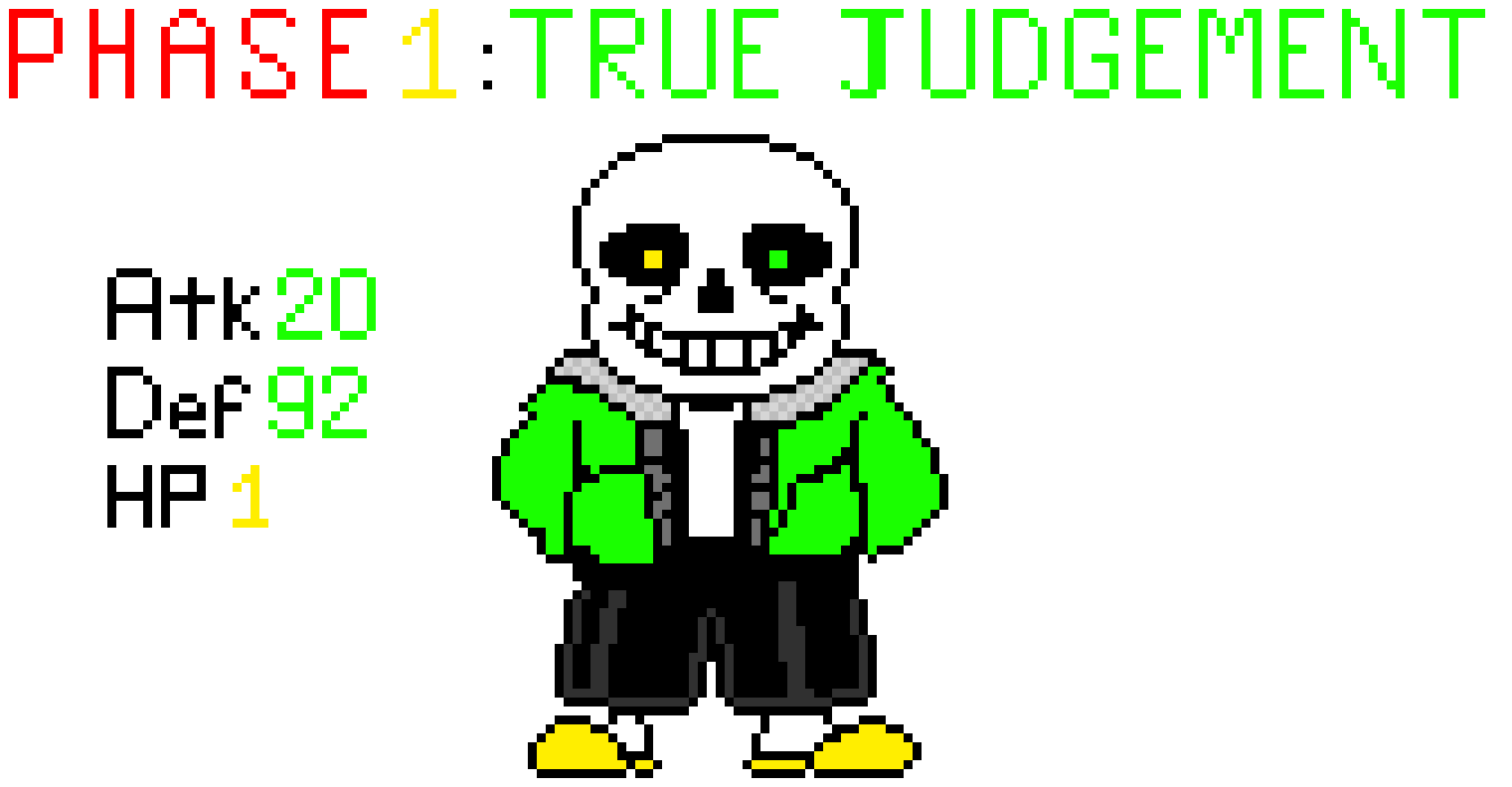 UnderFrisk Sans Phase 1