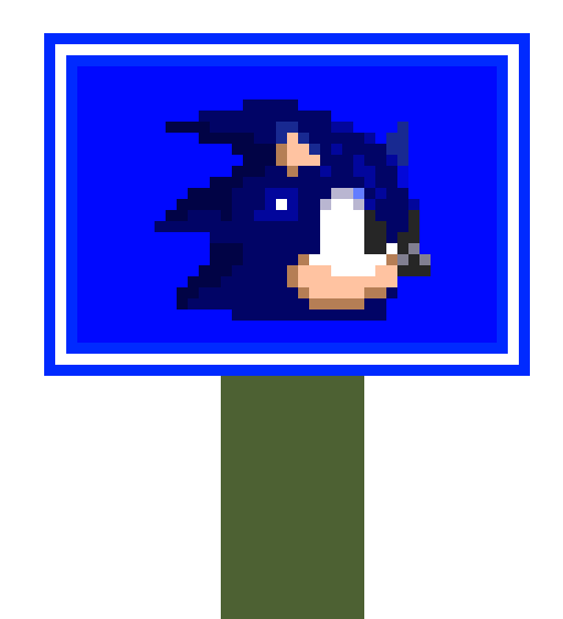 My sonic character (Signpost