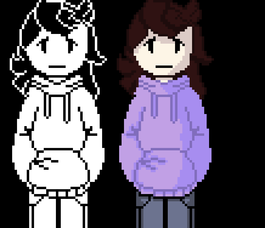 [fa62b8] Painted Plummet Jaiden Battle Sprite Now with Legs