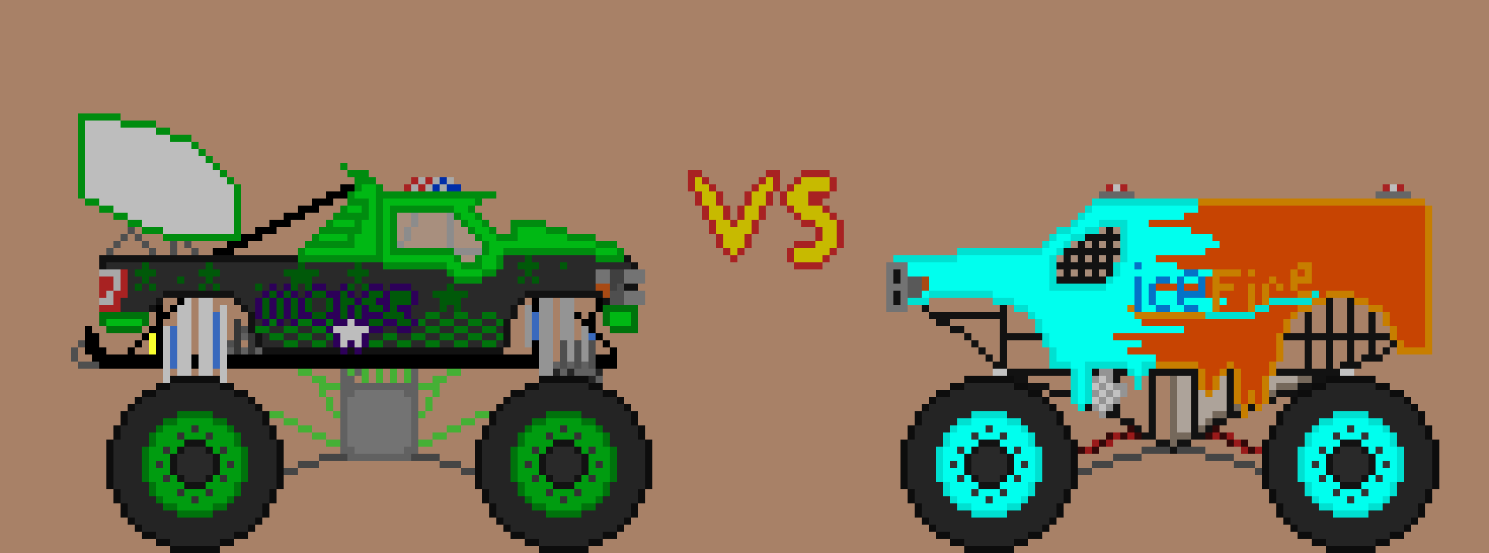 monster patrol VS iceFIER