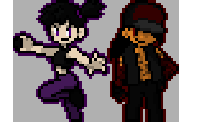 [8e845d] Malachi Thorne and Jade Blackwood (ft. Steven from Strangled Red and Misty from Pokemon as inspiration)
