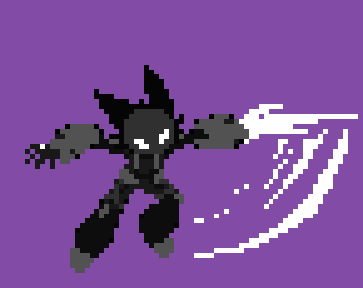 [62d4b6] *the shotgun blast mixed with my own does free myself at the cost of using my arm I quickly get back up, dashing at M12 in an attempt to strike*