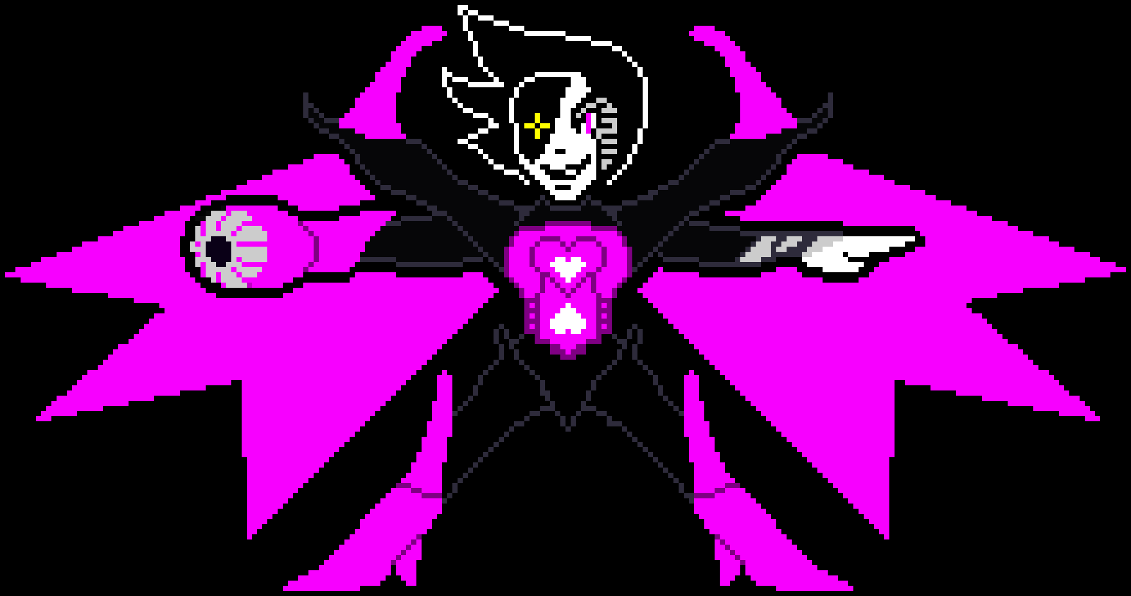 [4f4e68] Colored Mettaton NEO sprite