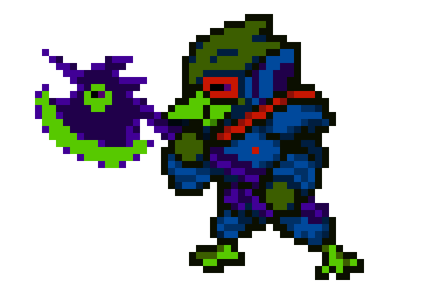 [6c26bc] Bloodrune AU - Eagleclaw Battle Sprite