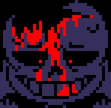 [7ce906] *(Demented just sits on the ground.) -HorrorTale Sans