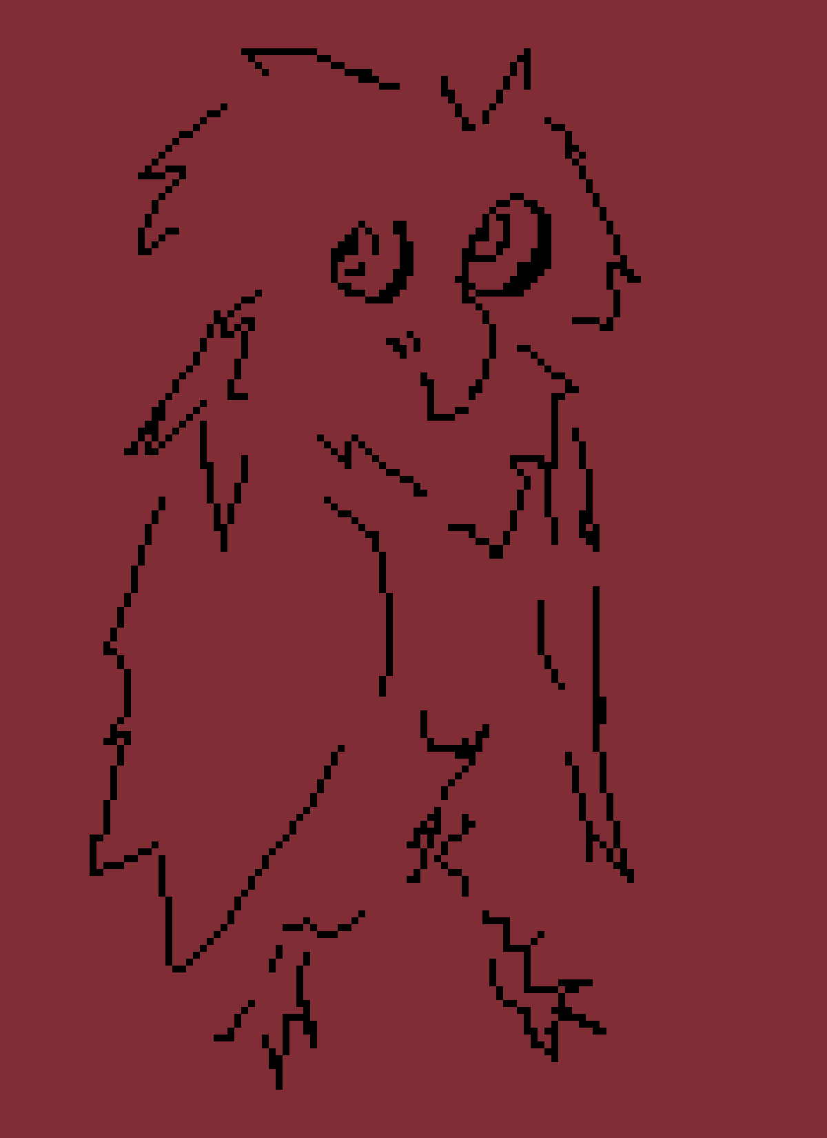 [b09347] why can't I make it look cool someone tell bmo to turn me into a bearded  vulture
