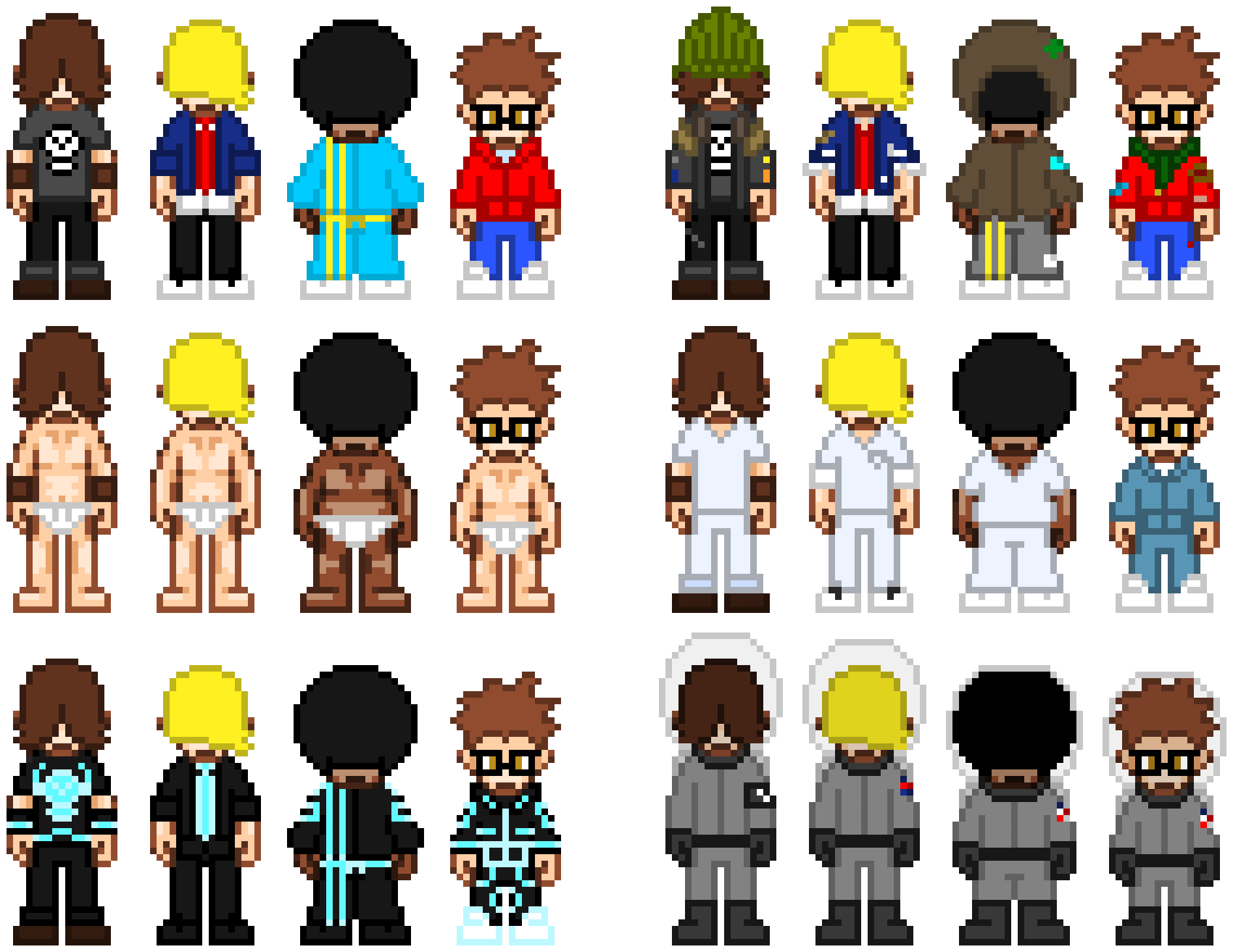 [9664c4] YFM Members: Different Costumes