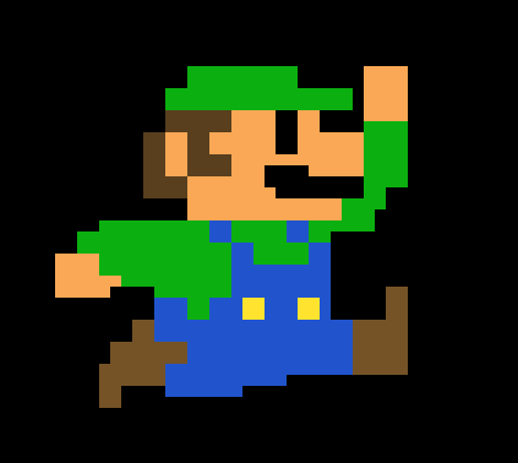 [4f2a8a] 8-BIT Luigi
