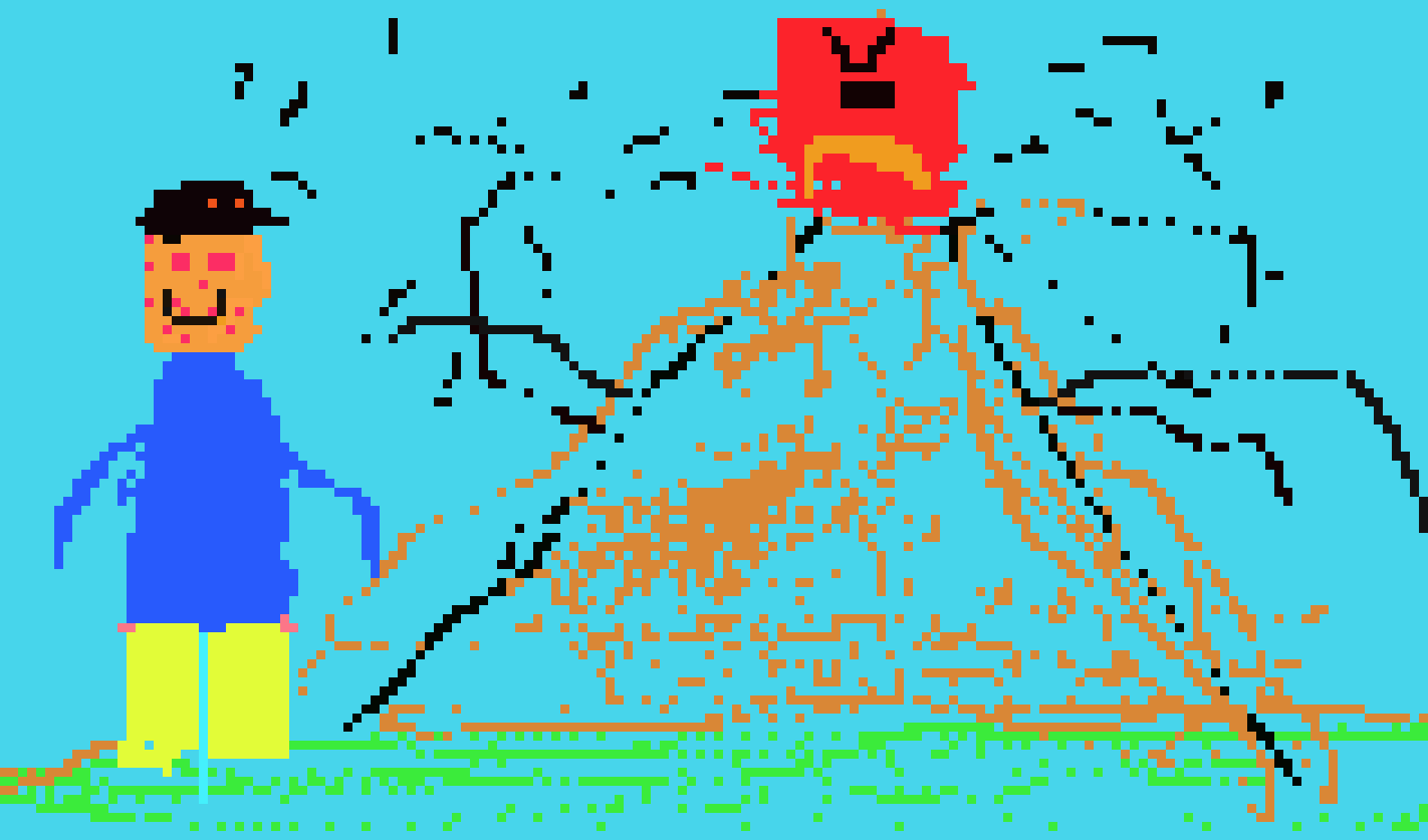 [9664c4] GAINT VS VOLCANO
