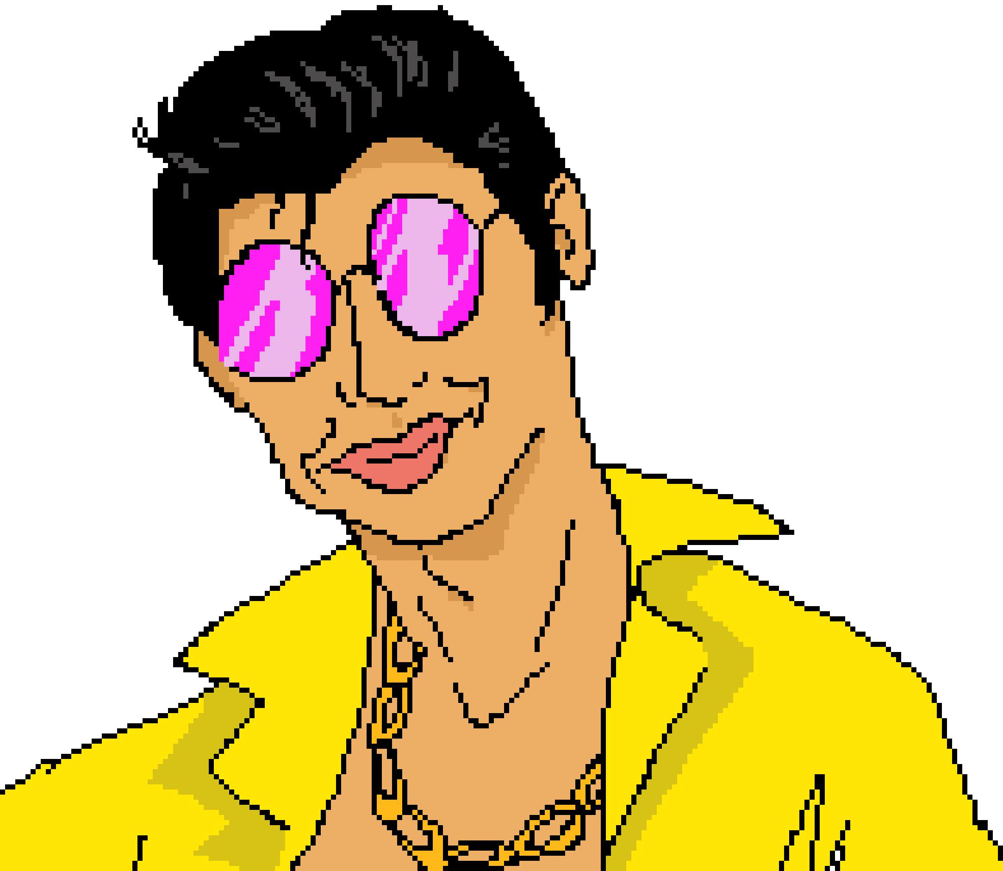 [c0b9c8] *he then stands up straighter and begins walking towards misuti* "It also isn't fun that you're here for our money." *his smile fades*