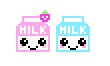 [9664c4] Twin Milk Pixels