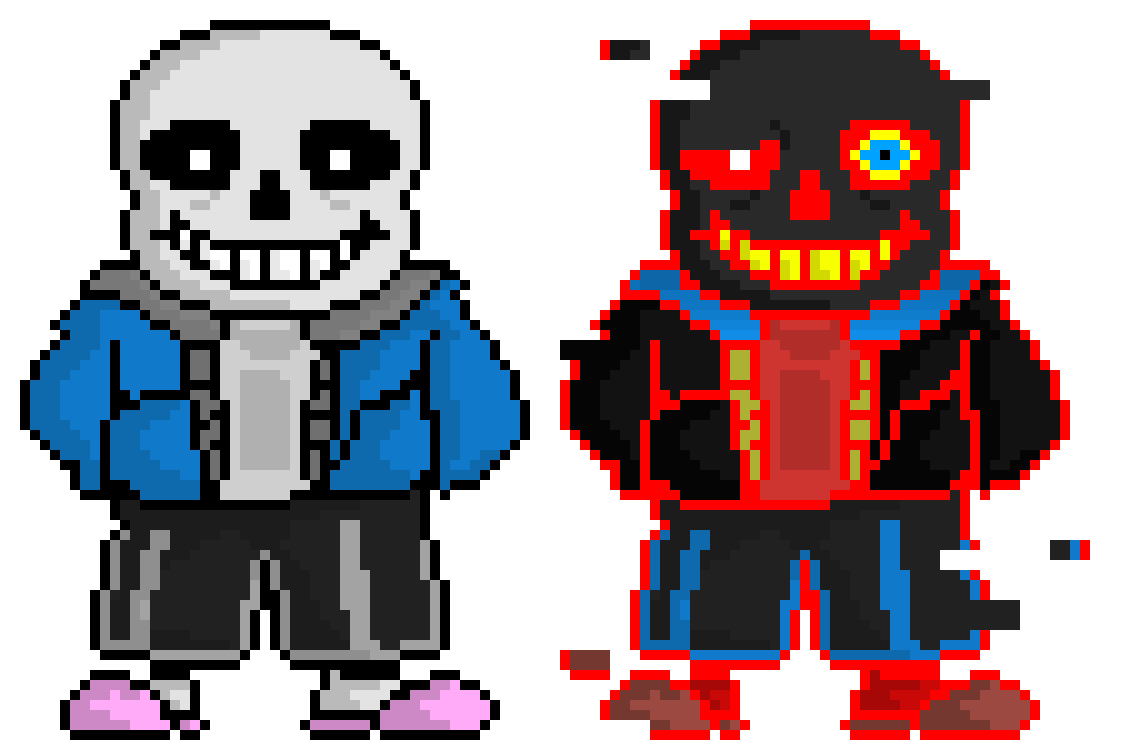 UnderTale & E̷̖̚r̶̲͌R̶̖̓0̷̦̎r̸͚̐! Sans