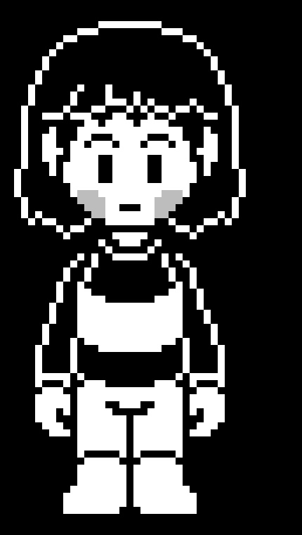 Chara and Frisk Battle Sprites- K.Vargas