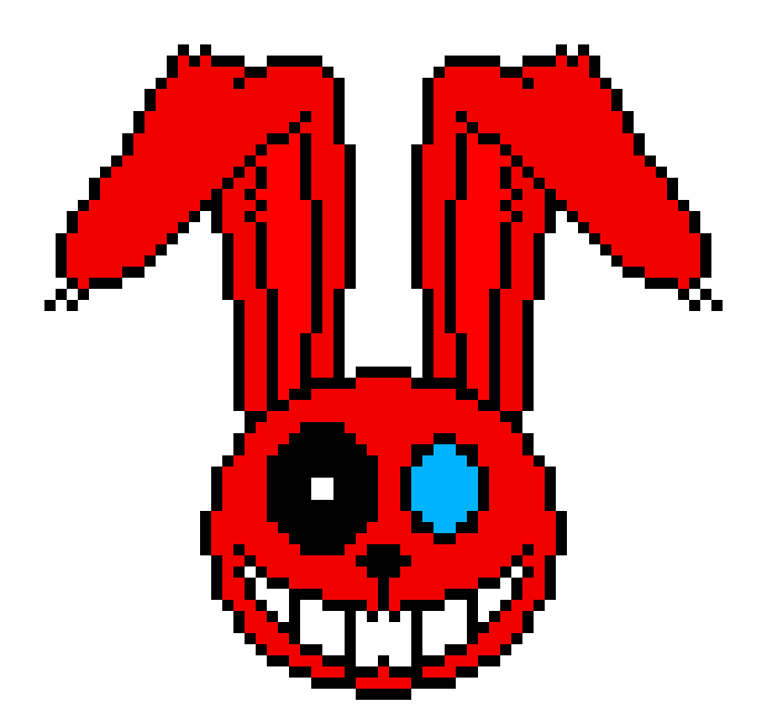 [9664c4] Bernie Bunny Creepy Pixel