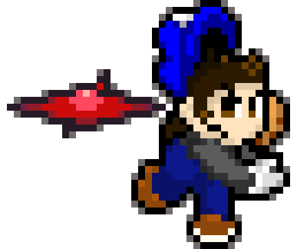 [d3c520] (( Rogue Weapon. I can't check the wiki, but it says that it does around 4,000 to 10,000 damage. ))