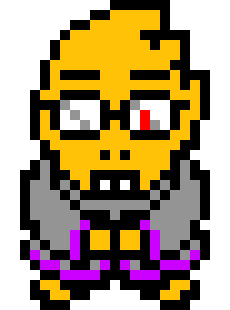 [3f8e5a] UC Alphys (No Stray Pixels)