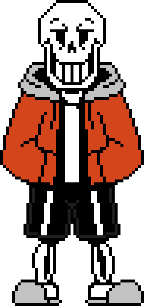 Underswap Papyrus Battle Sprite. ( But With Sans Style )